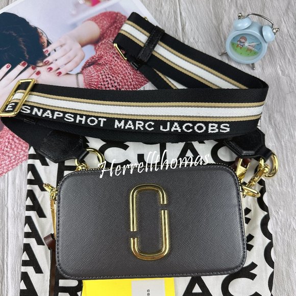 Marc Jacobs The Mixed Media Snapshot Crossbody Bag - Picture 2 of 12